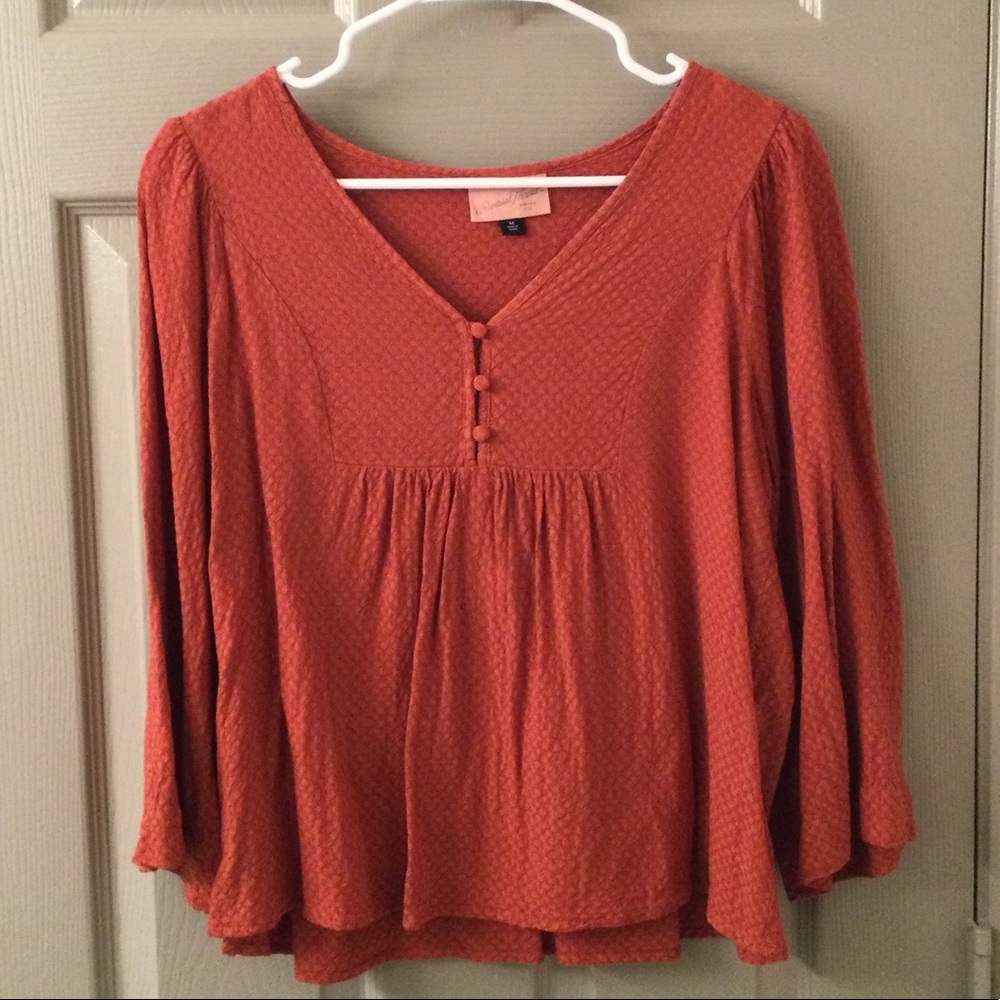 Flowy top with button detail